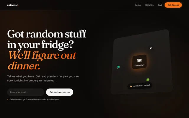 Screenshot of eatsome